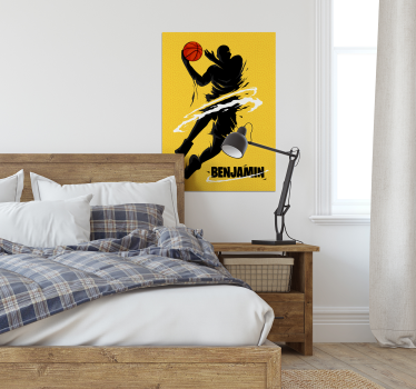 Basketbal speler poster - TenStickers