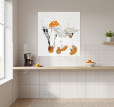 Poster keuken fruits in water - TenStickers