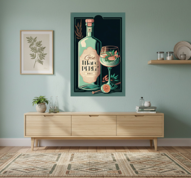 Poster keuken gintonic recept en inspiratie - TenStickers
