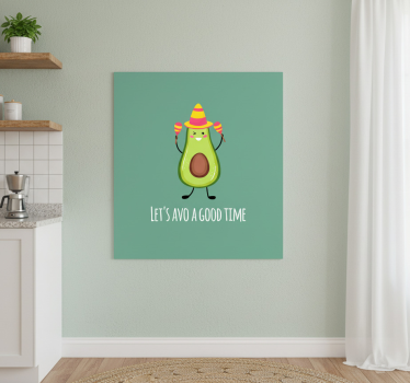 Poster keuken grappige quote met avocado's - TenStickers