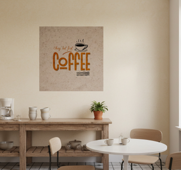 Poster keuken mooie vintage zin - TenStickers