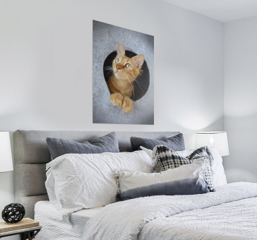 Stiekeme katten poster - TenStickers