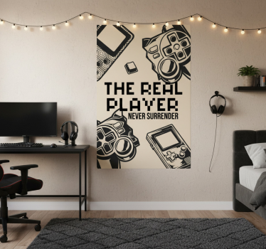 Poster tienerkamer echte speler - TenStickers