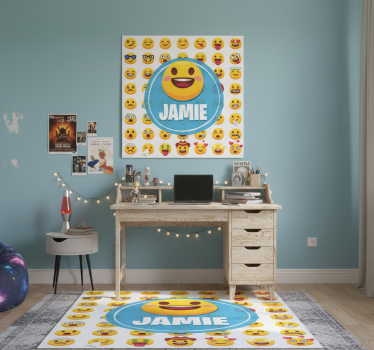 Poster tienerkamer emoji expressie collectie - TenStickers