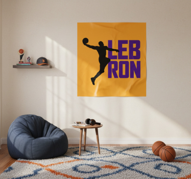 Poster tienerkamer lebron james coole basketbal - TenStickers
