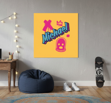 Poster tienerkamer met gedurfde letterexpressie - TenStickers