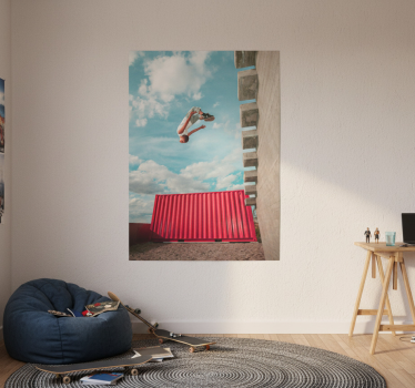 Poster tienerkamer parkour - TenStickers
