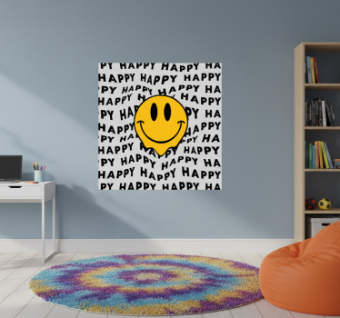Poster tienerkamer smiling emoji vreugde - TenStickers