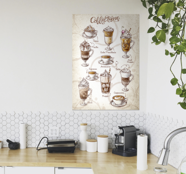 Coffee time poster - TenStickers