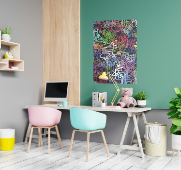 Straatkunst schilderij poster - TenStickers