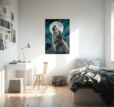 Uil huilen dieren poster voor muur - TenStickers