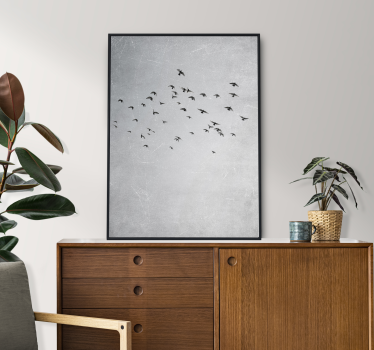 Vliegende vogels dieren poster - TenStickers