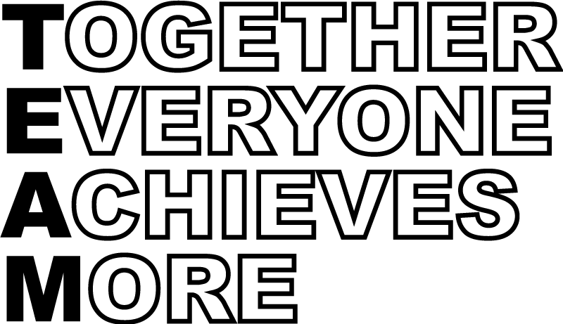 Kantoor poster teamquote - TenStickers