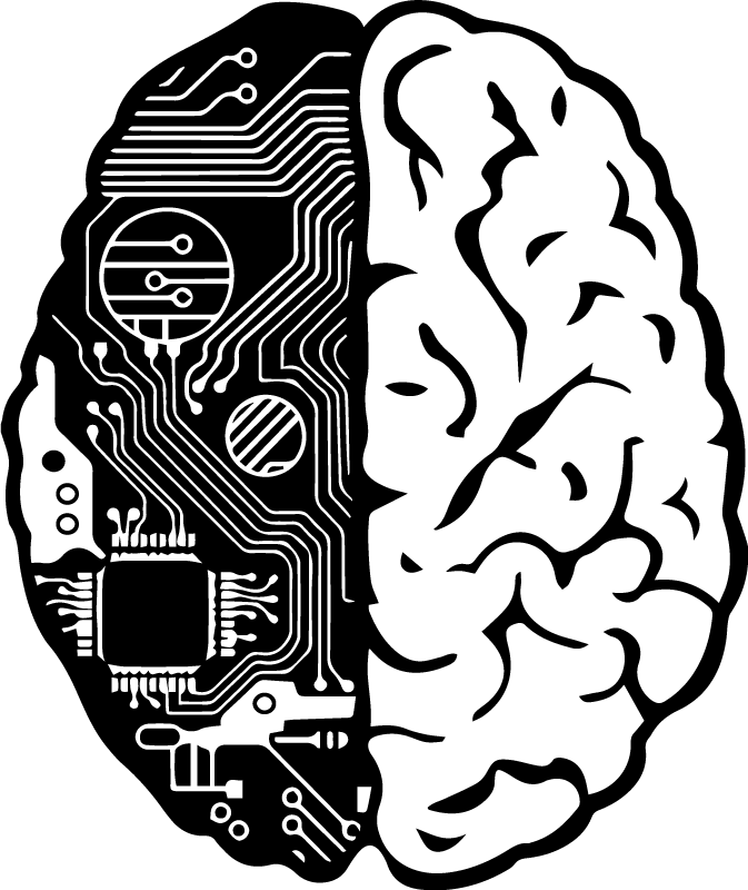 Kantoor poster technisch brein - TenStickers