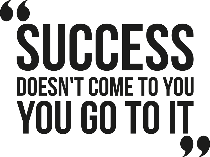 Kantoor poster succesvol groot ontwerp - TenStickers