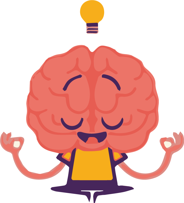 Kantoor poster zen brein - TenStickers