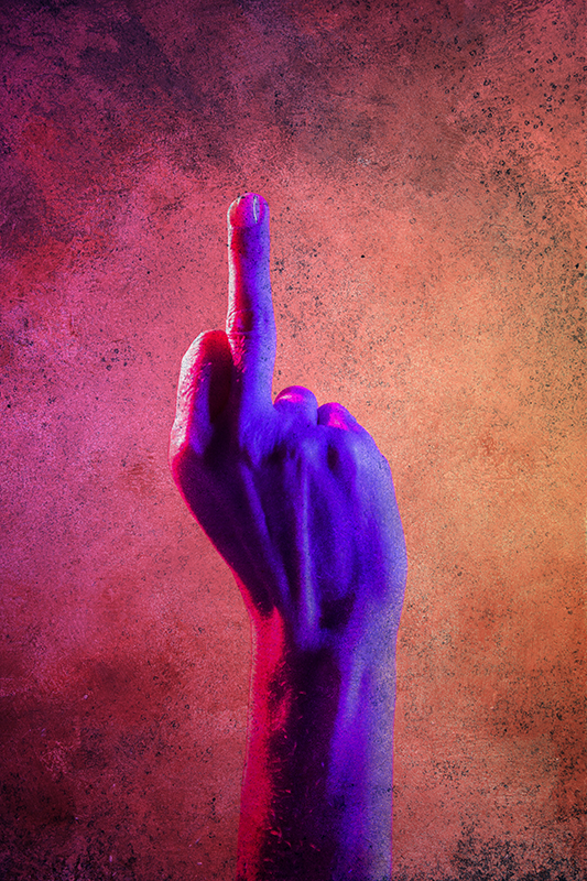 Poster tienerkamer juveniel f*ck you - TenStickers