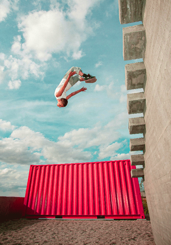 Poster tienerkamer parkour - TenStickers