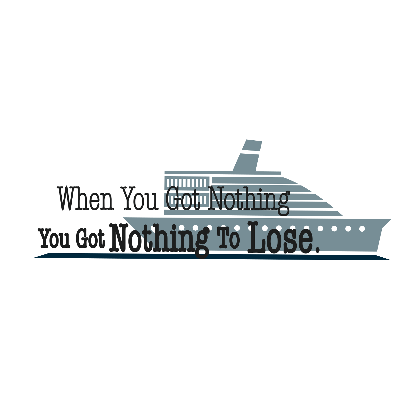 Mooie poster woonkamer titanic film inspirerende quote - TenStickers