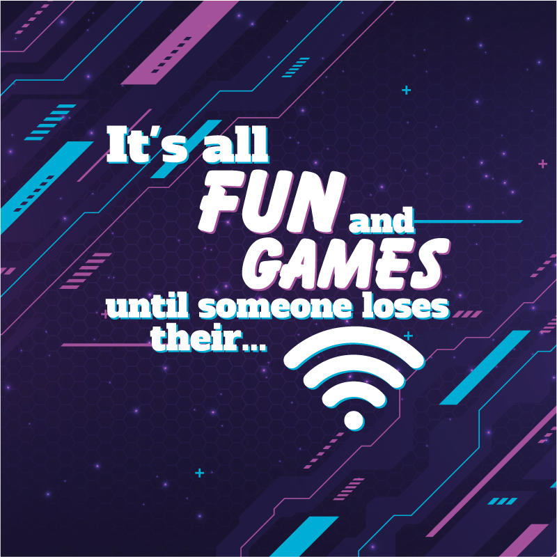 Poster tienerkamer funny joke wifi - TenStickers