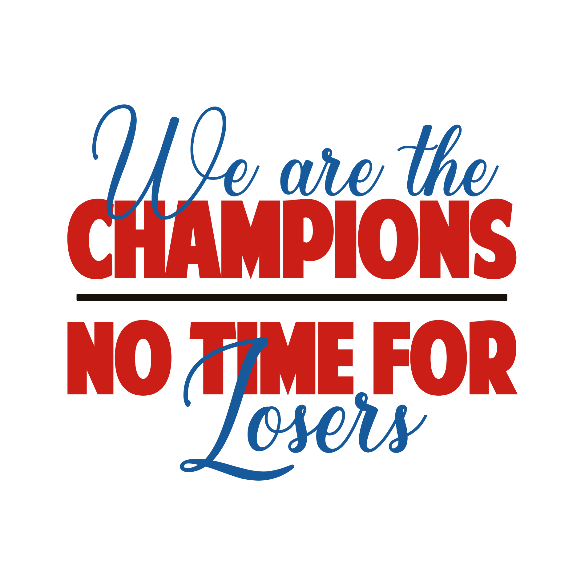 Poster tienerkamer kampioenen rallygeest - TenStickers