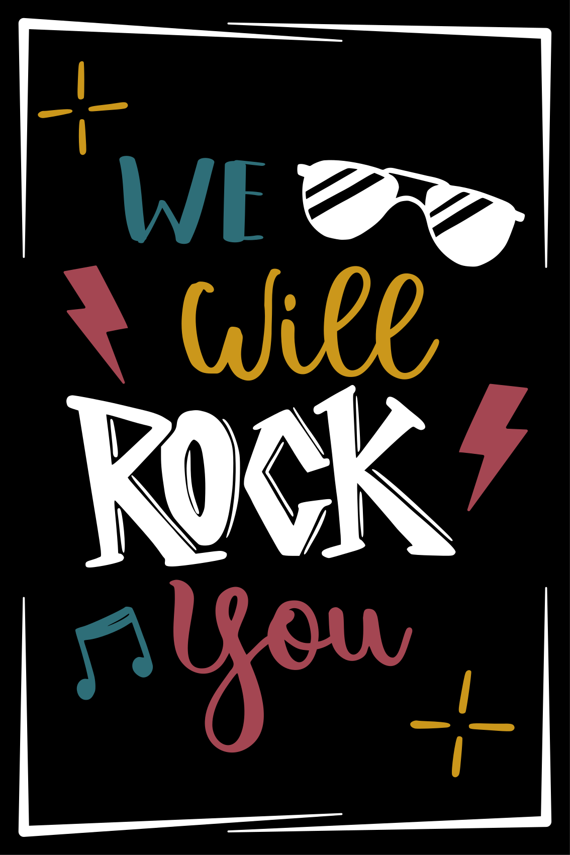 Poster tienerkamer rock jouw geest - TenStickers