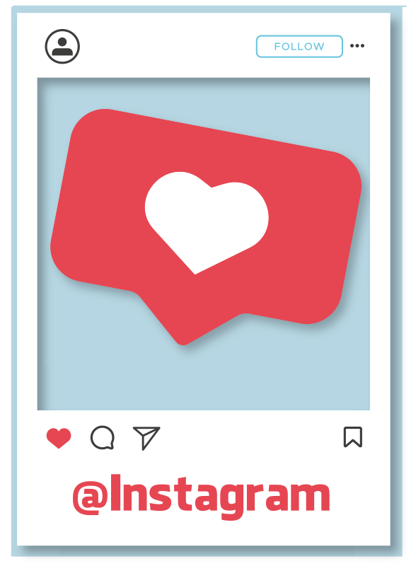 Poster met tekst instagram gebruiker - TenStickers