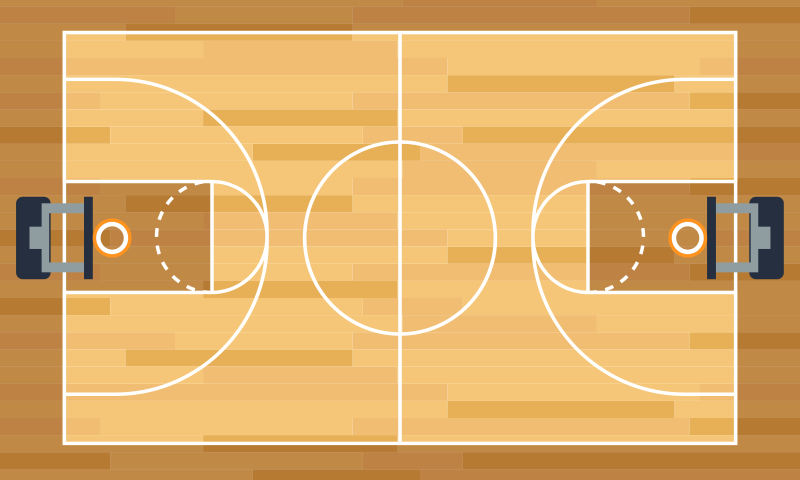 Basketball poster jeugd vinylvloer baloncesto - TenStickers
