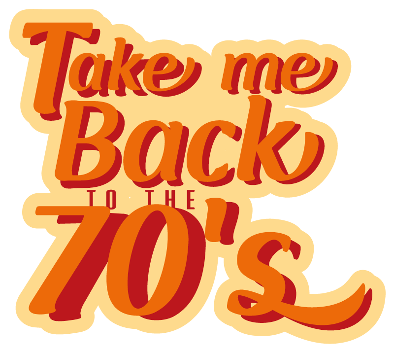 Poster vintage neem me mee terug naar de jaren 70 - TenStickers