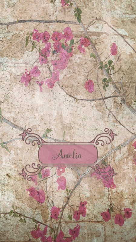 Poster vintage klimop in vintage stijl - TenStickers