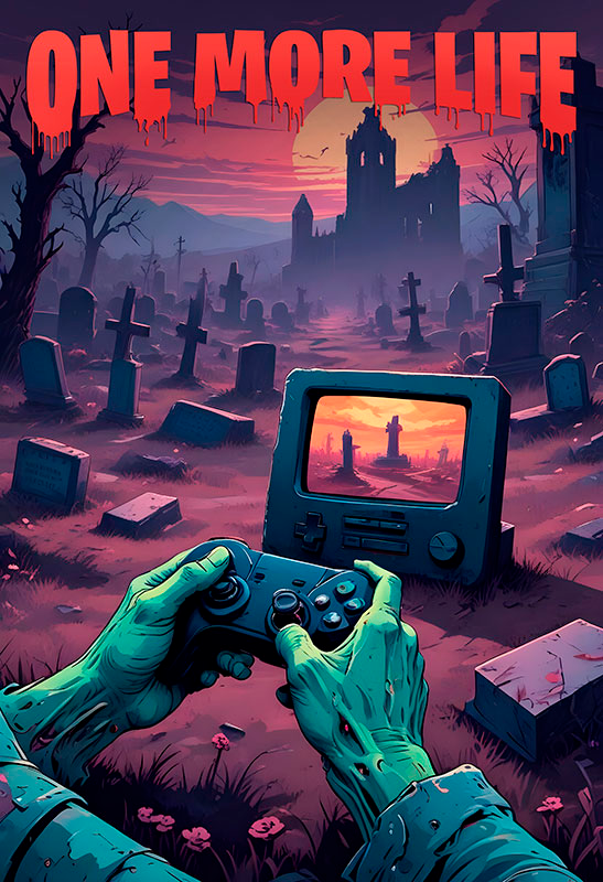 Videogameposter een leven erbij - TenStickers
