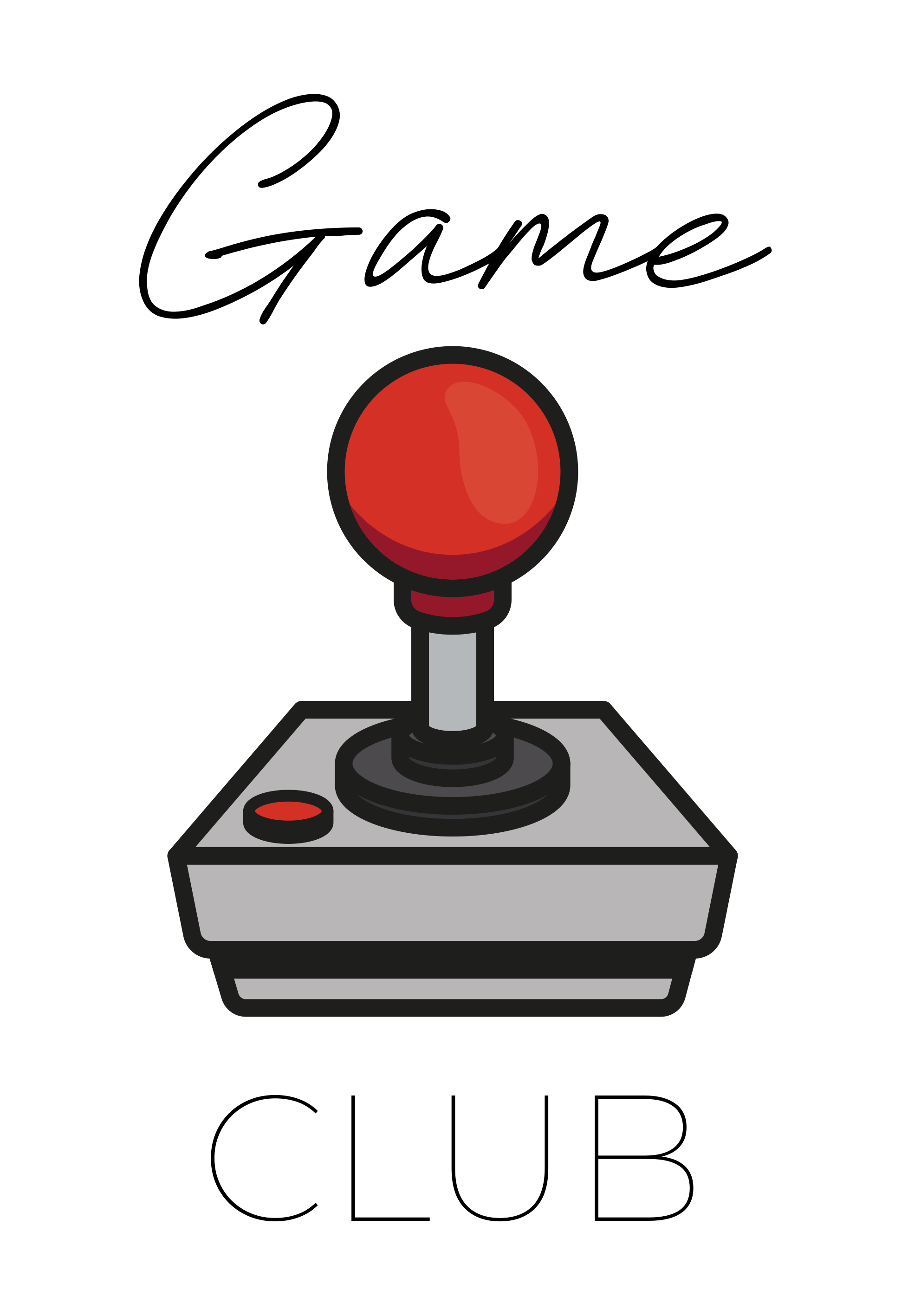 Videogameposter game club - TenStickers