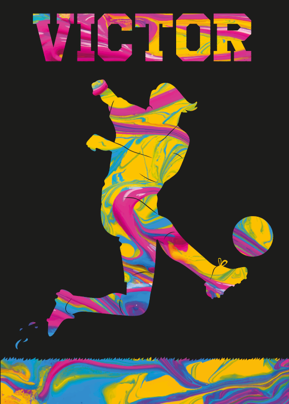 Poster voetbal football voor de echte fan - TenStickers