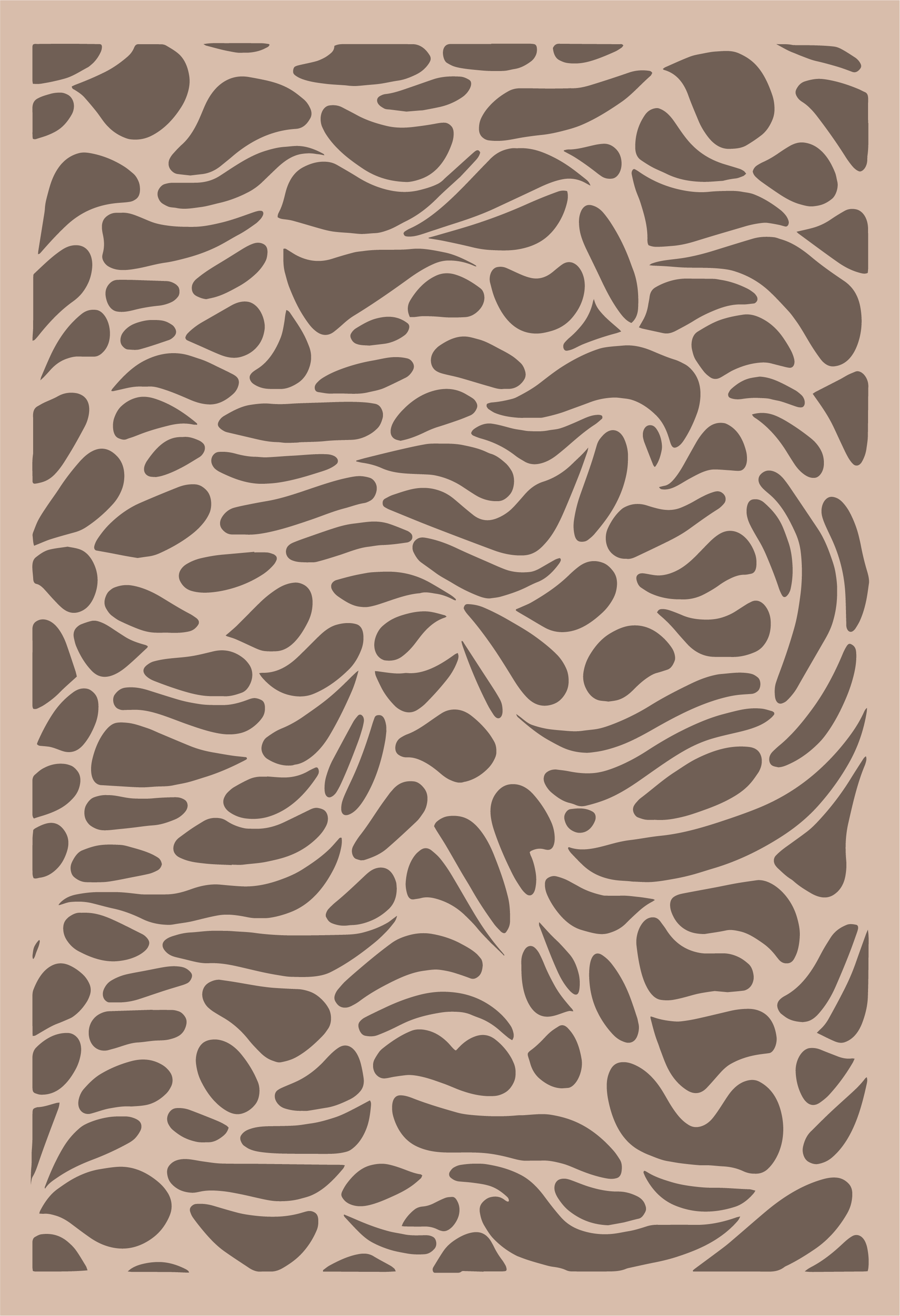 Moderne kunst poster natuurlijke print - TenStickers