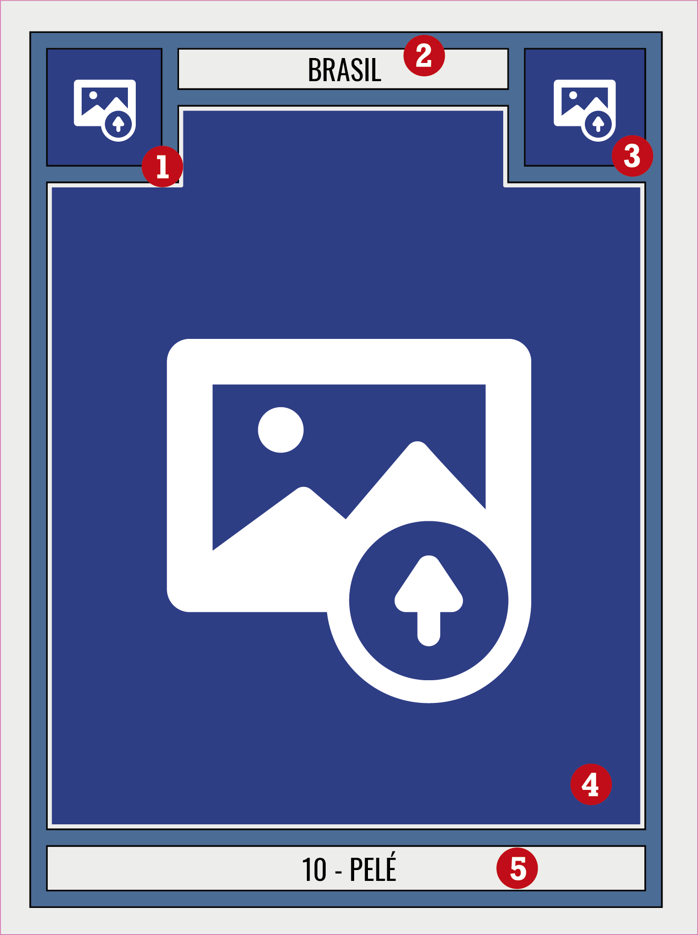 Poster voetbal personaliseerbare voetbalstickers - TenStickers