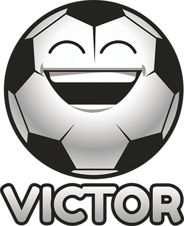 Poster voetbal gepersonaliseerd vinyl - TenStickers