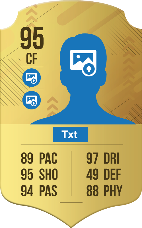 Poster voetbal gepersonaliseerde walkout kaart - TenStickers