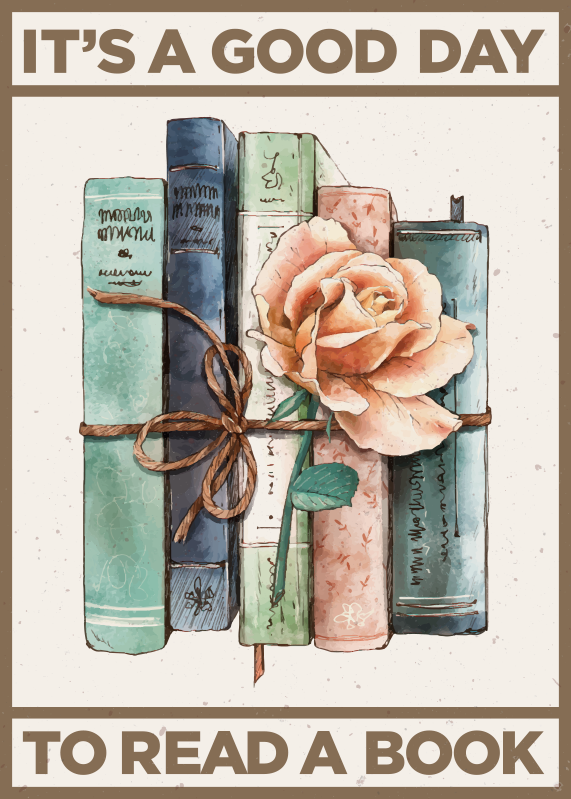 Poster een goede dag om te lezen - TenStickers