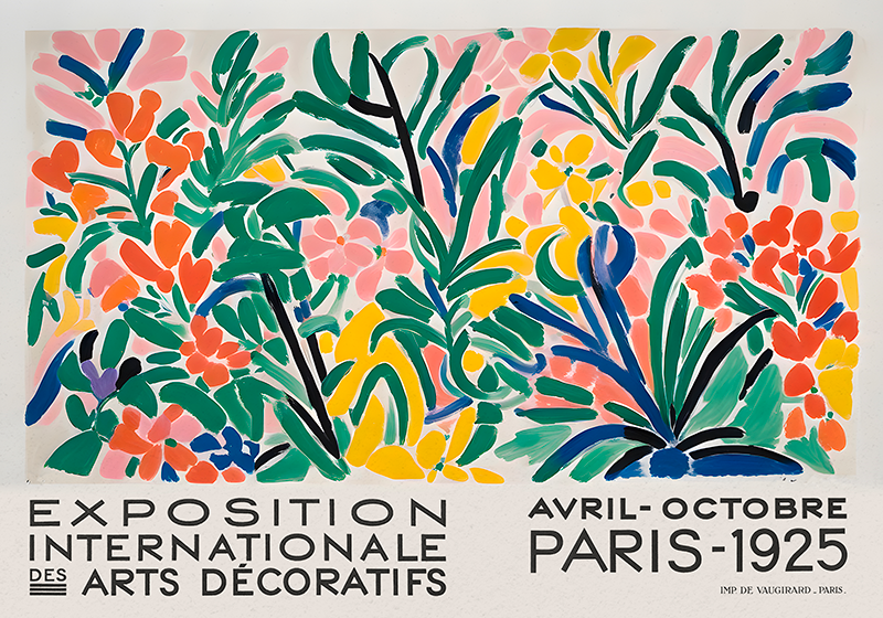 Naturalistische kunsttentoonstelling posterkunst - TenStickers