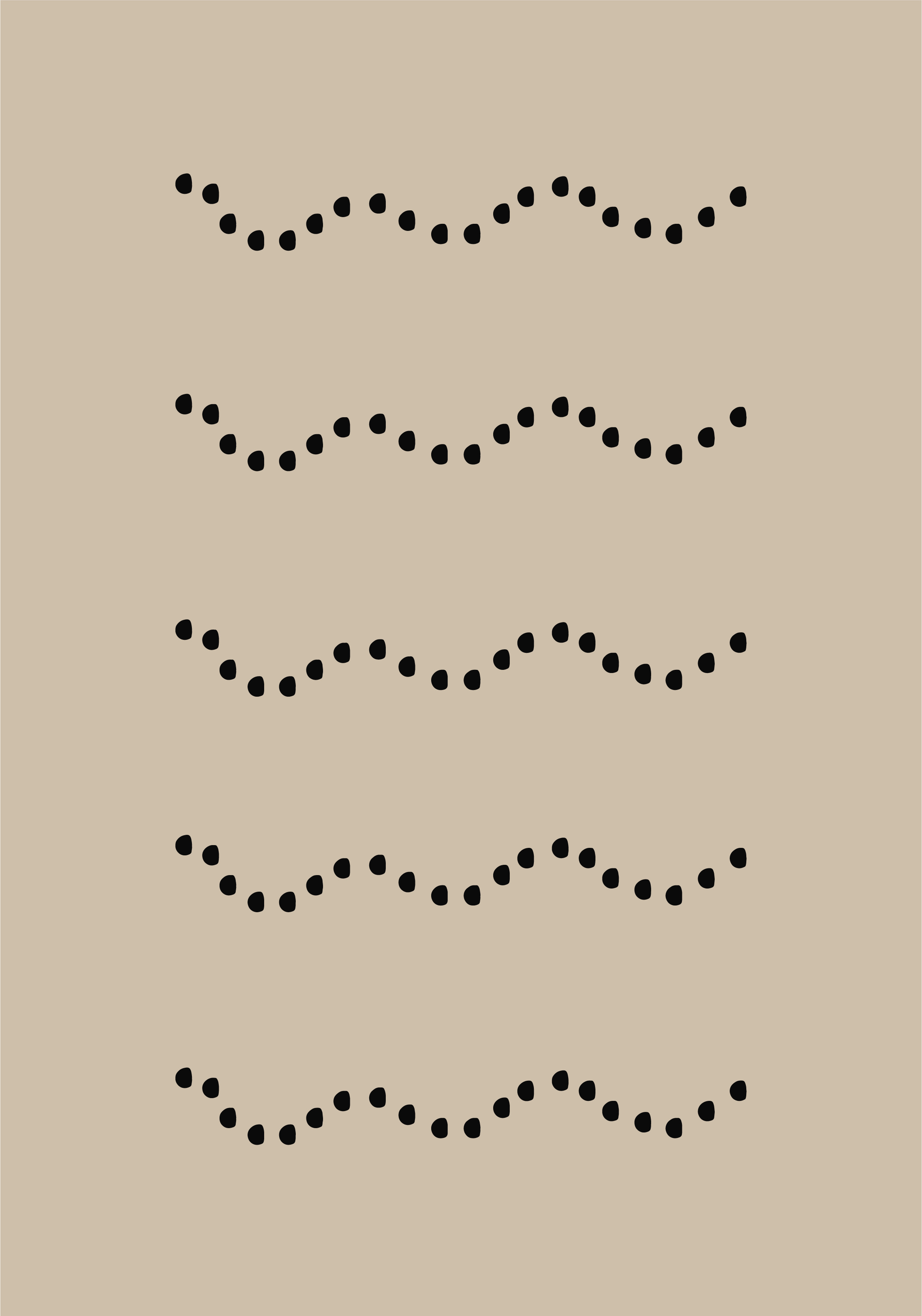 Stenen op de grond scandinavische poster - TenStickers