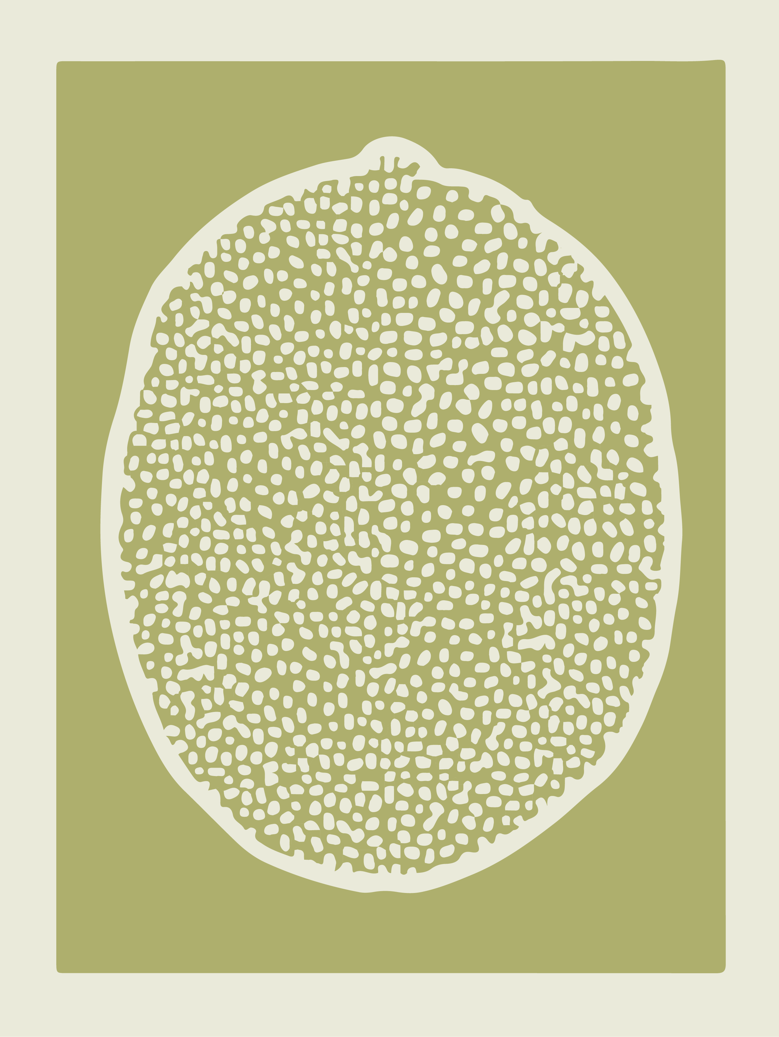 Limoenschijfjes scandinavische poster - TenStickers