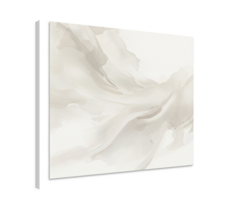 Modern canvas schilderij cloud dancer kleur - TenStickers