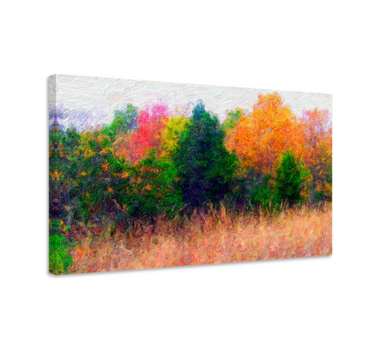 Canvas landschap levendige herfstscenery - TenStickers