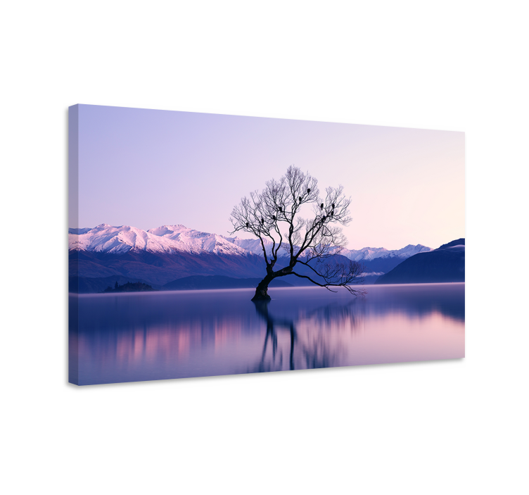 Canvas landschap serene berg weergalm - TenStickers