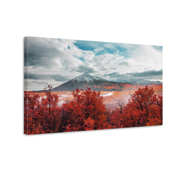 Canvas landschap majestueus bergzicht - TenStickers