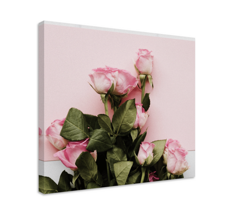 Canvas schilderij bloemen en planten rozenarrangement - TenStickers