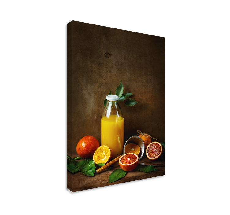 Canvas stilleven en fruit citrusvruchtenmix - TenStickers