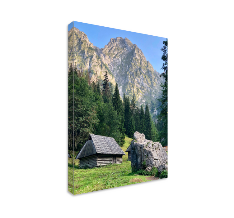 Canvas landschap bergachtig boslandschap - TenStickers
