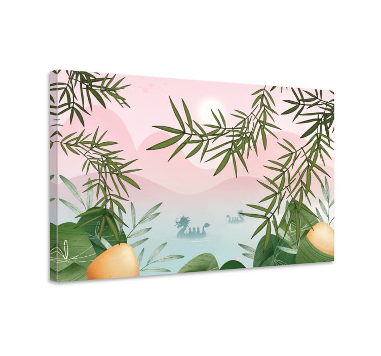 Canvas schilderij dinosaurus majestueus meerbeest - TenStickers