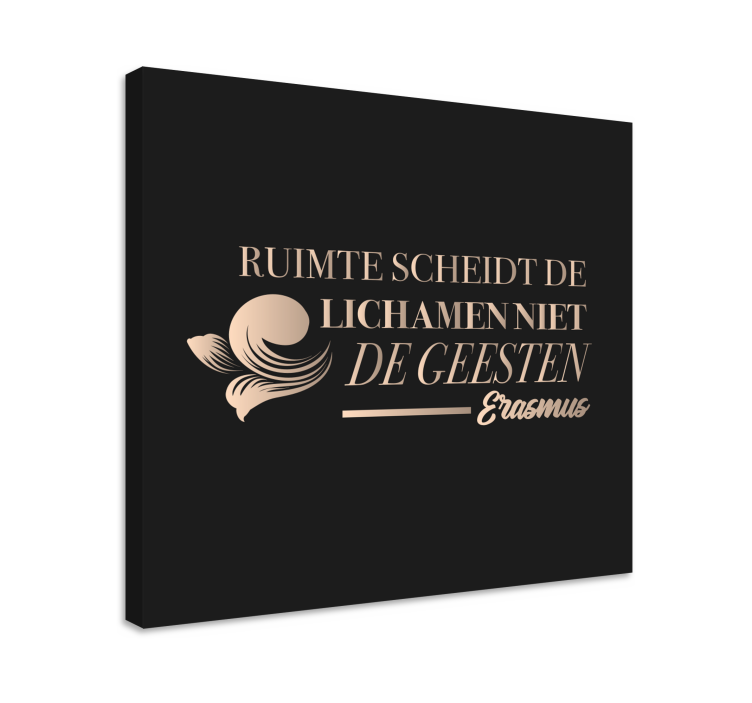 Canvas schilderij tekst filosofische quote - TenStickers